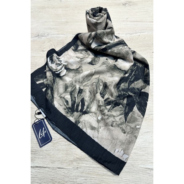 Dijital Bambu Pamuklu Şal 005